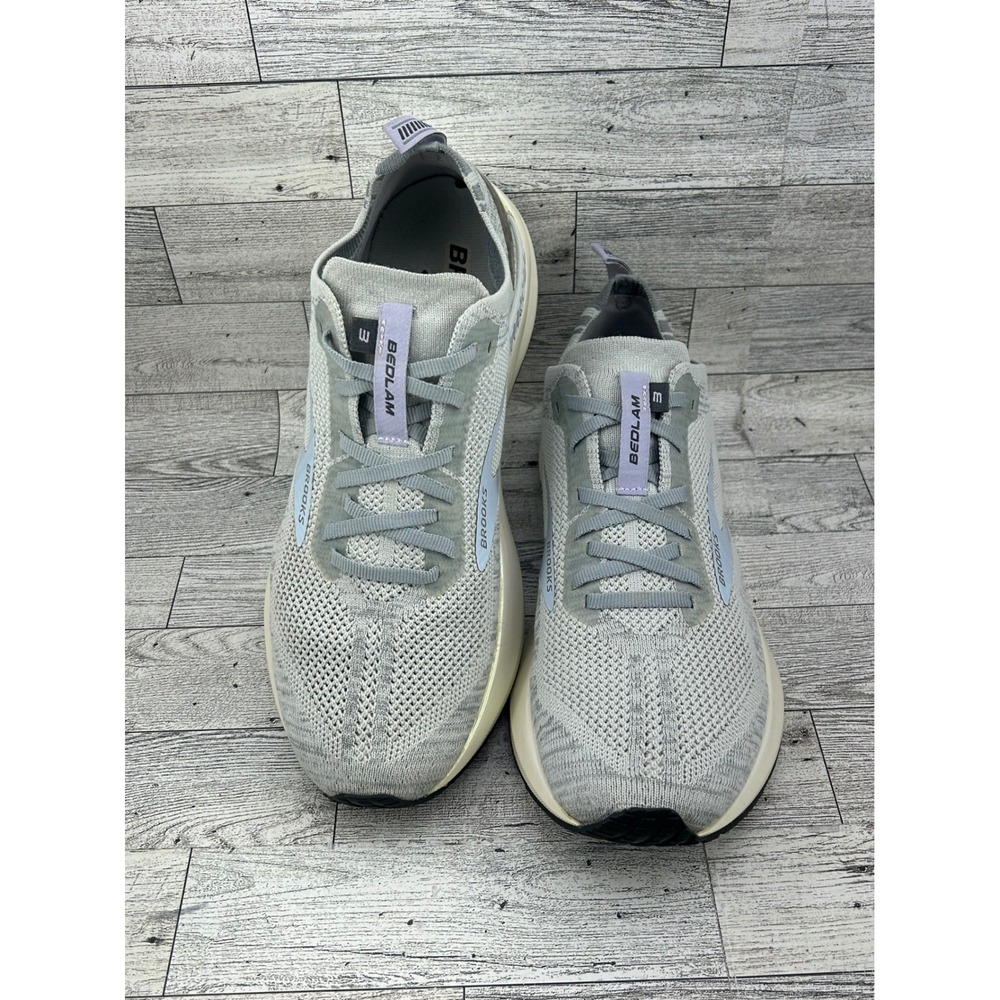 Brooks Bedlam 3 Womens Running Shoes Grey Light Blue 1203301B083 Size 10 B